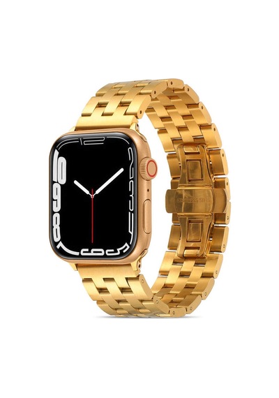 Apple Uyumlu  Watch 44mm Krd-20 Metal Kordon