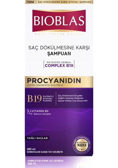 Bioblas Yağlanmaya Karşı Şampuan 360 Ml 4 Adet