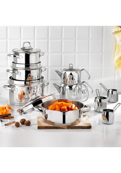 Schafer Jewel Çelik Çeyiz Seti 15 Parça-ınox Inox