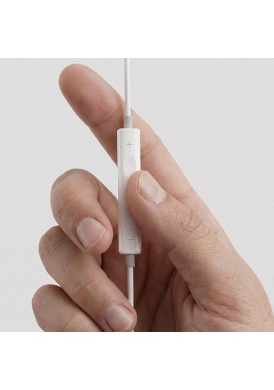 Amazingthing 3.5mm Kulak İçi Kablolu Kulaklık 1.2m Beyaz