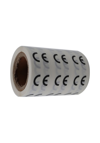 Pp Şeffaf Ce Etiketi - 25mm Çapında 1000 Adet Yan Yana 3 Lü
