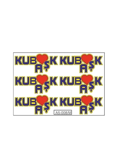 A5 Sticker 014 Tek Paket Çoklu Sticker Standart