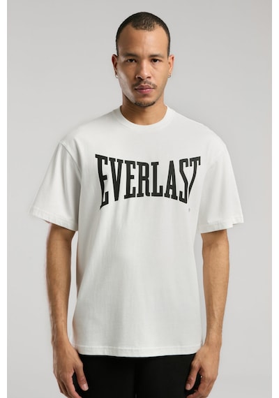Everlast Ever Classics Comfort Logo Gri Erkek Tişört Tm0045-415 Beyaz