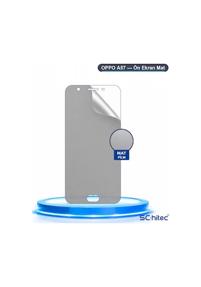 Schitec Oppo A57 Uyumlu Ön Yüzey Mat Hidrojel Ekran Koruyucu