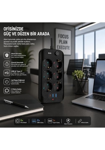 Korumalı Priz 2'li Set 16 Amper Wifi Uzaktan Kontrol Enerji Tüketim Takibi Standart