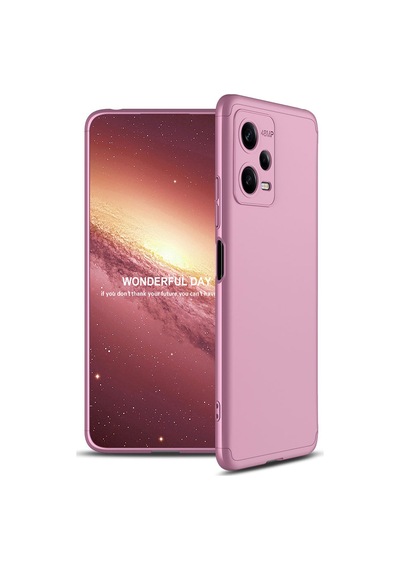Xiaomi Redmi Note 12 5g Kılıf Zore Ays Kapak Rose Gold