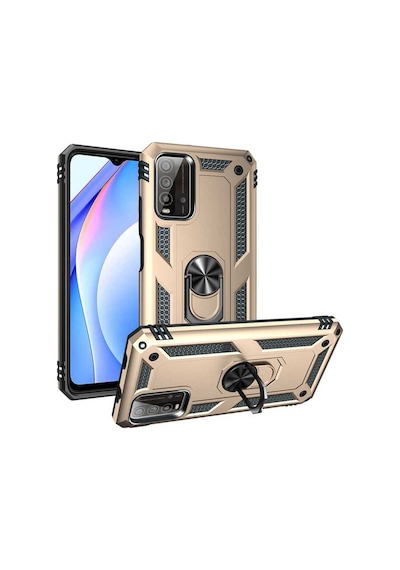 Xiaomi Redmi Note 9 4g Kılıf Zore Vega Kapak Gold