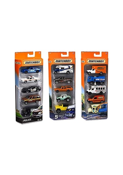 Matchbox 5'li Araba Seti Matchbox 5'li Araba Seti, 1:64 Ölçek, 3 Yaş Ve Üzeri Çocuklar İçin C1817 C1817 Açık Bej