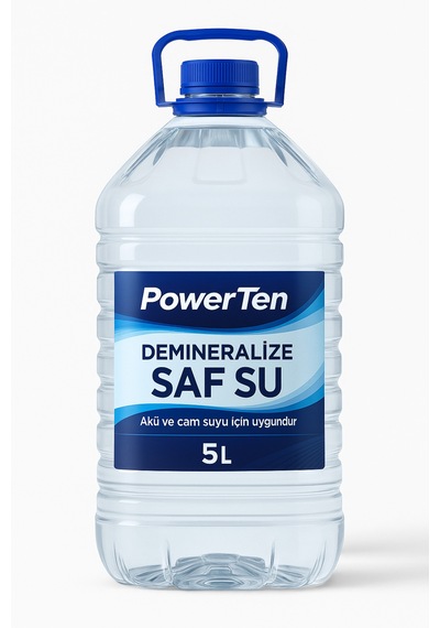 Saf Su 5 Litre Akü, Ütü Ve Buhar Makinesi Uyumlu Şeffaf