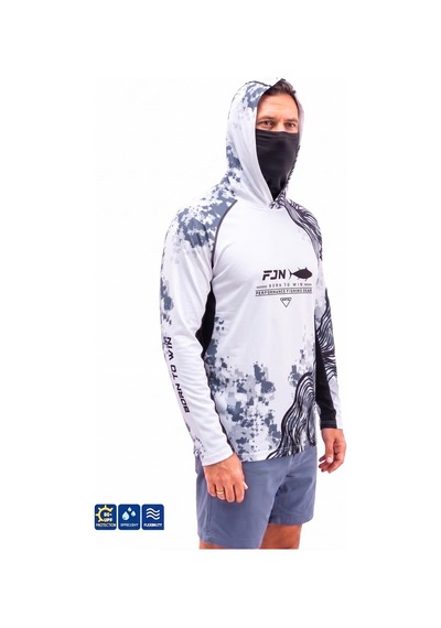 Fujin Relax S26 T-shirt Buff & Hoodie White Anthracite Xl Çok Renkli