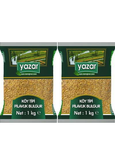 Yazar Köy Tipi Pilavlık Bulgur 2 x 1 KG