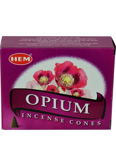 Hem Haşhaş Kokulu 10 Konik Tütsü Opium
