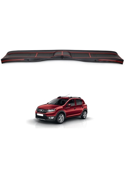 Dacia Sandero Arka Tampon Eşiği Koruma Abs Mat Siyah 2012 Ve Sonrası