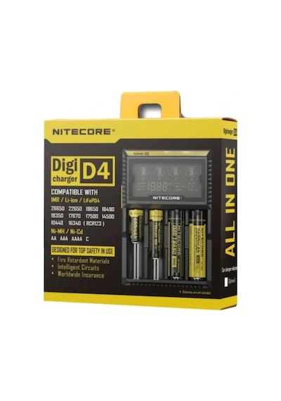 Nitecore D4 Kablolu Pil Şarj Cihazı