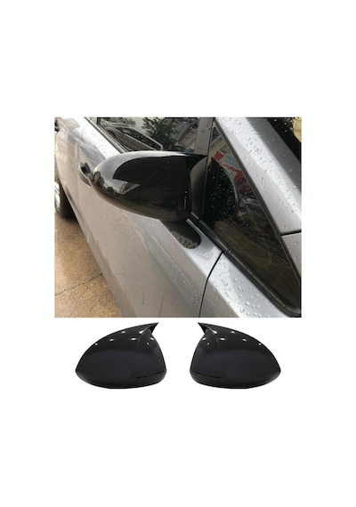 Opel Corsa D 2006-2014 Batman Yarasa Ayna Kapağı Piano Black Abs