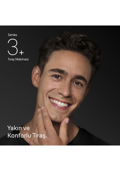 Braun Series 3+ Elektrikli Tıraş Makinesi, Kuru, 3000bt 1 Saat