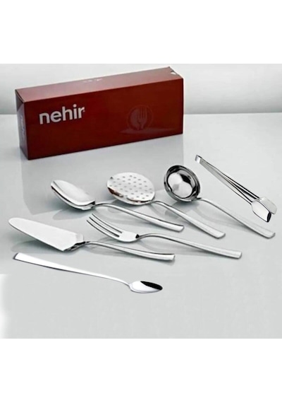 Nehir Sahra Servis Takımı - 7 Prç.Sofra Servis Seti