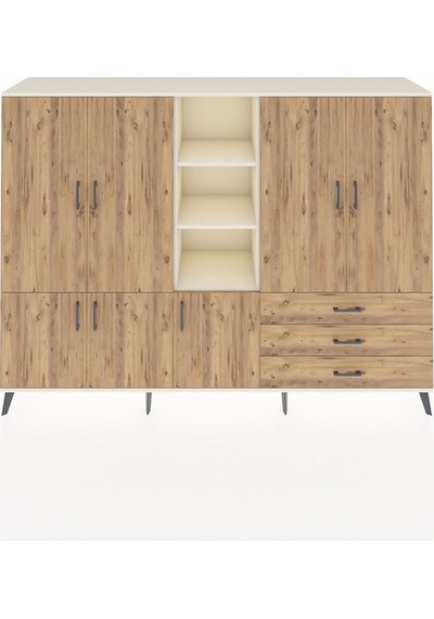 Hyperion Dolap 11 Raflı 3 Çekmeceli 7 Kapaklı 220x44x163 Aytaşı-çam Atlas Çam - Aytası Hyperion Dolap 11 Raflı 3 Çekmeceli 7 Kapaklı 220x44x163 Aytaşı-çam Atlas Çam - Aytası