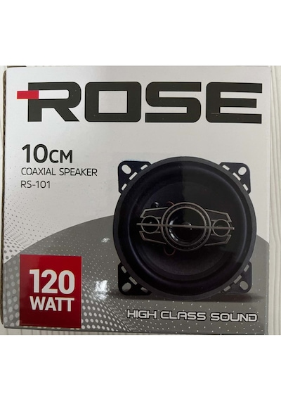 Rose Rs-101 10cm Tweeterli Coaxıal Tekli Hoparlör
