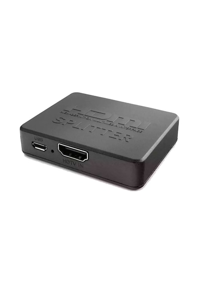2 Port Hdmı Splitter 4k 1 Giriş 2 Çıkış + Usb Güç Kablosu