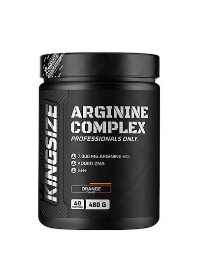Kingsize Nutrition Arginine Complex Powder 480 Gr - Portakal