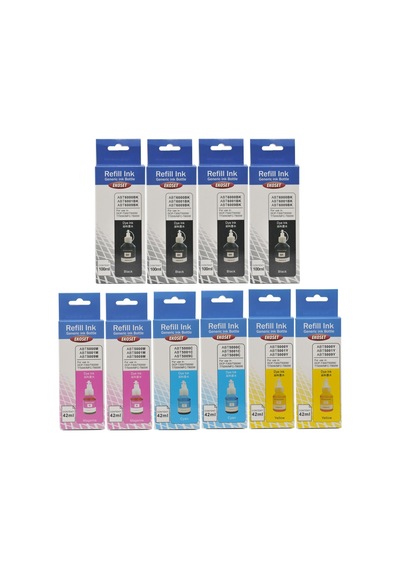 Ekoset Brother Dcp T300 T310 T500W T510W Uyumlu Mürekkep 10 Adet