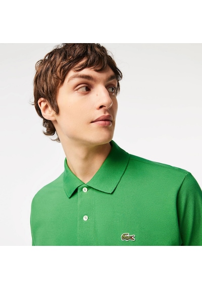 Lacoste Erkek Klasik Pike Kumaş Polo T-shirt Açık Yeşil