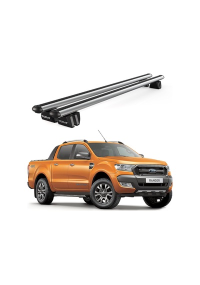 Pençe Ford Ranger 2011-2022 Uyumlu Gri Ara Atkı 135cm Port Bagaj Tavan Barı