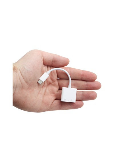 2 İn 1 Type-c - 3.5mm Aux Ses Ve Type-c Şarj Dönüştürücü