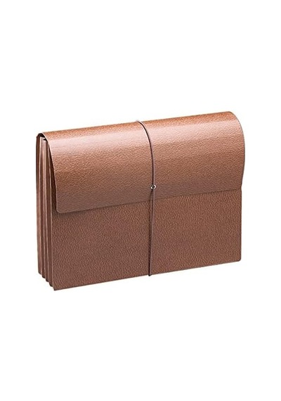Smead Kapaklı Ve Kordonlu Klasik Genişleyen Dosya Cüzdanı, 3-1/2" Genişletme, Yasal Boyut, Redrope, Kutu Başına 10 71356