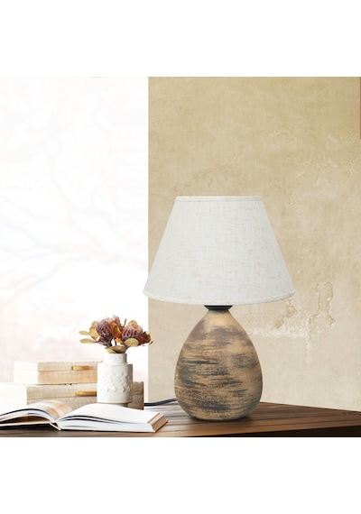 Homing Paris Seramik Abajur 241893 Krem
