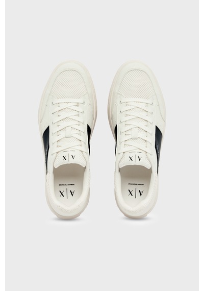 Armani Exchange Erkek Ayakkabı Xm002627 Af22831 M0017 Siyah-beyaz SİYAH-BEYAZ