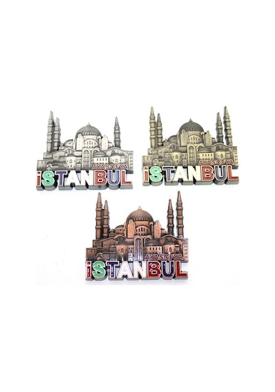 İstanbul Temalı Metal Magnet Model 6
