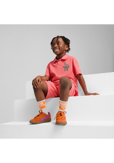 Puma Cats Club Pıque Çocuk Polo 685360 24 KIrmızı Kırmızı