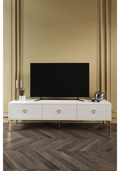 150 CM ZEUGMA MDF MEBRAN KAPAK EKRU GOLD