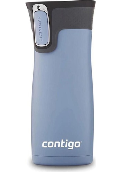Westloop Autoseal Termos Bardak 470ml Açık Mavi