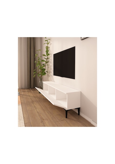 Milani 150 Cm Tv Ünitesi Tv Sehpası Beyaz - Beyaz Beyaz-beyaz