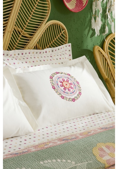 Karaca Home Luneor %100 Pamuk Nish Set Çift Kişilik Pike Takımı Multicolour Çok Renkli