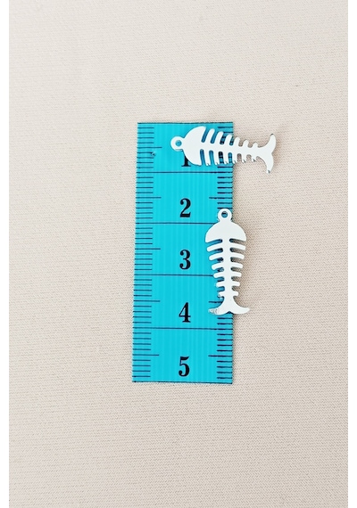 Oya Abiye Bileklik Kolye Pleksi Metalik Plastik Pul Gümüş Renk 8 Gram 50 Adet - Bnc529