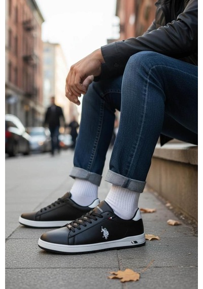 U.s. Polo Assn. Marlon 6fx 102156661 Erkek Sneaker Ayakkabı Siyah 40-45 Siyah