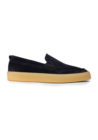 Deery Erkek Süet Lacivert Loafer Ayakkabı - 02047mlcvc01