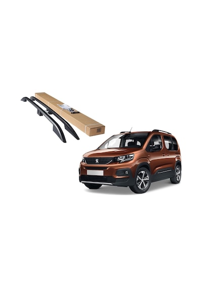 Toyota Proace City Tavan Çıtası Port Bagaj Taşıyıcı Siyah Kısa 2019+
