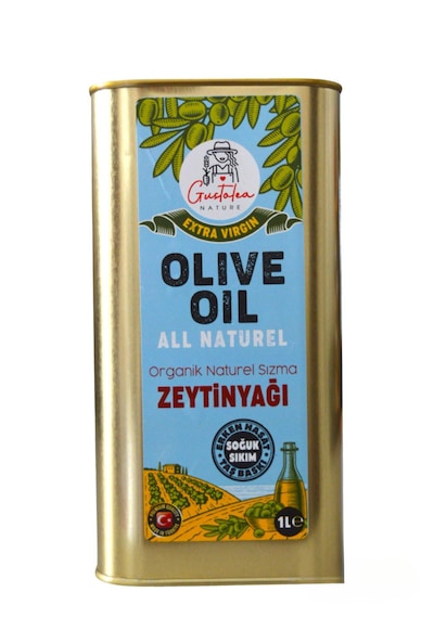 Gustolea Nature Organik Bebek Soğuk Sıkım Naturel Sızma Zeytinyağı 1 L