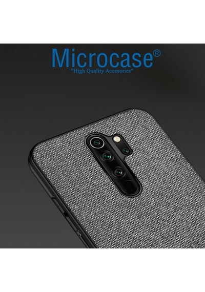 Xiaomi Redmi Note 8 Pro Fabrik Serisi Kumas & Deri Desen Kilif 391866255