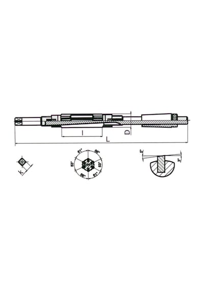 23,75-27,00mm Ayarlı Kovanlı El Raybası