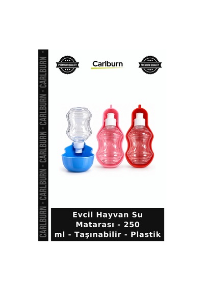 Özel Üretim Seyahat Pratik Köpek Kedi Evcil Hayvan Su Matarası - 250 Ml - Taşınabilir - Plastik