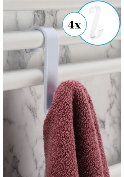 Havlupan Askılık 4'lü Bornoz Askılığı Çamaşır Havlupan Askı Apara Diğer