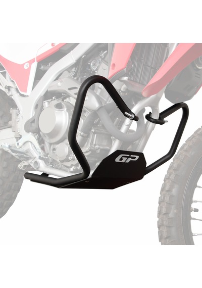 Gp Kompozit Honda Crf250l 2013-2025 Uyumlu Karter Ve Motor Koruma Demiri Siyah