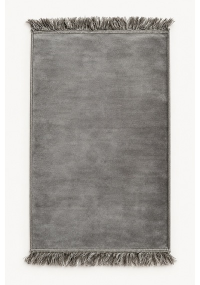 Düz Velur Kadife Seccade 70x110 Cm Antrasit