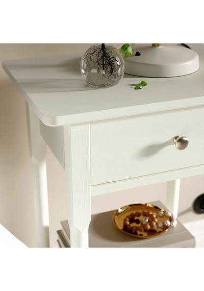 Ikea Blastasen Komodin, Beyaz, 50x37x76 Cm